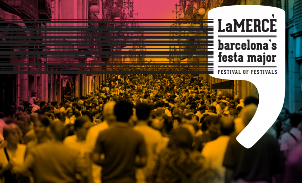 Barcelona, Spanien: Hett i Barcelona: La Mercè